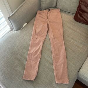 GAP Denim Pink Suede True Skinny Pants